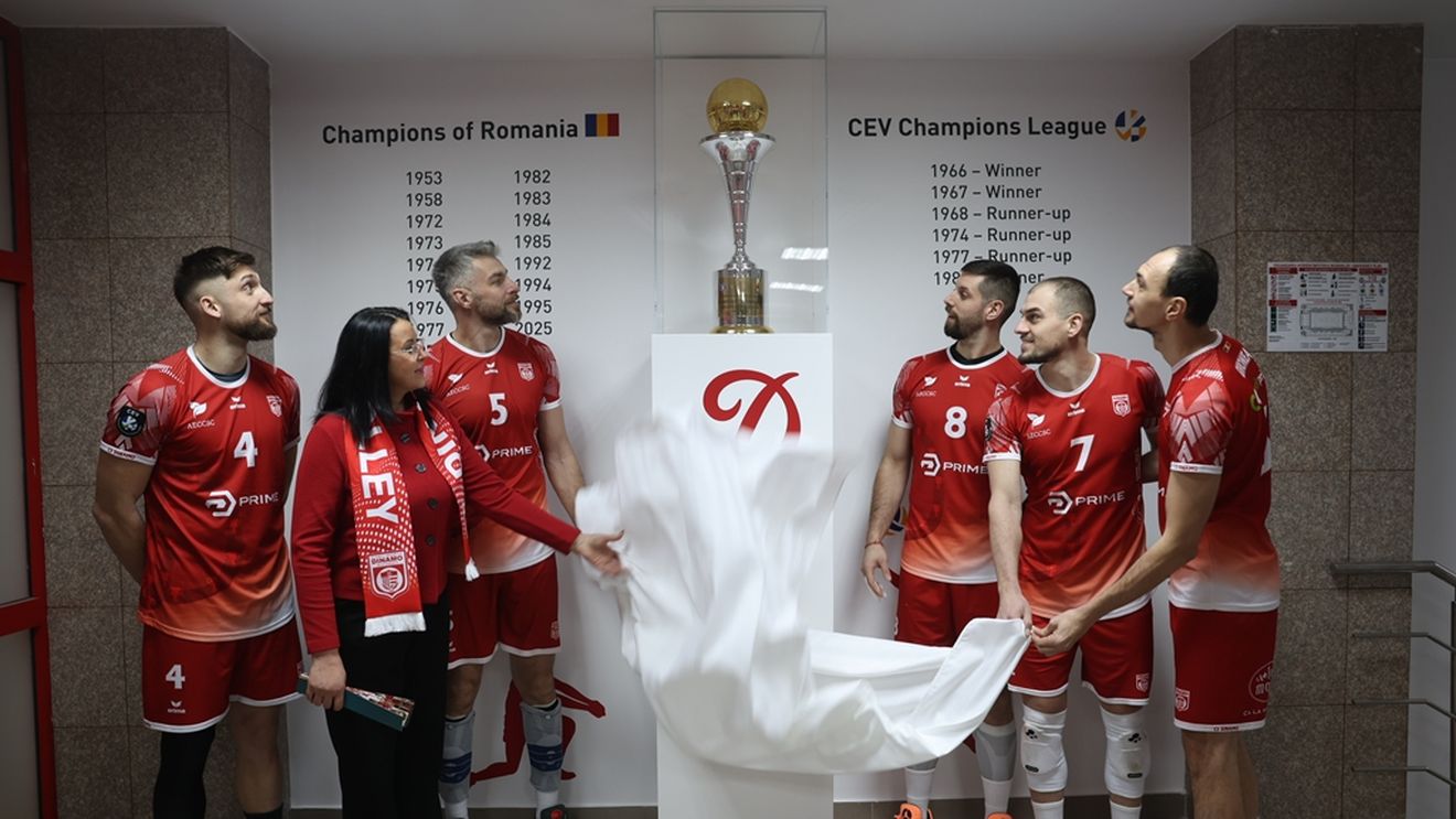 „Wall of fame” pentru voleiul masculin în Sala Dinamo