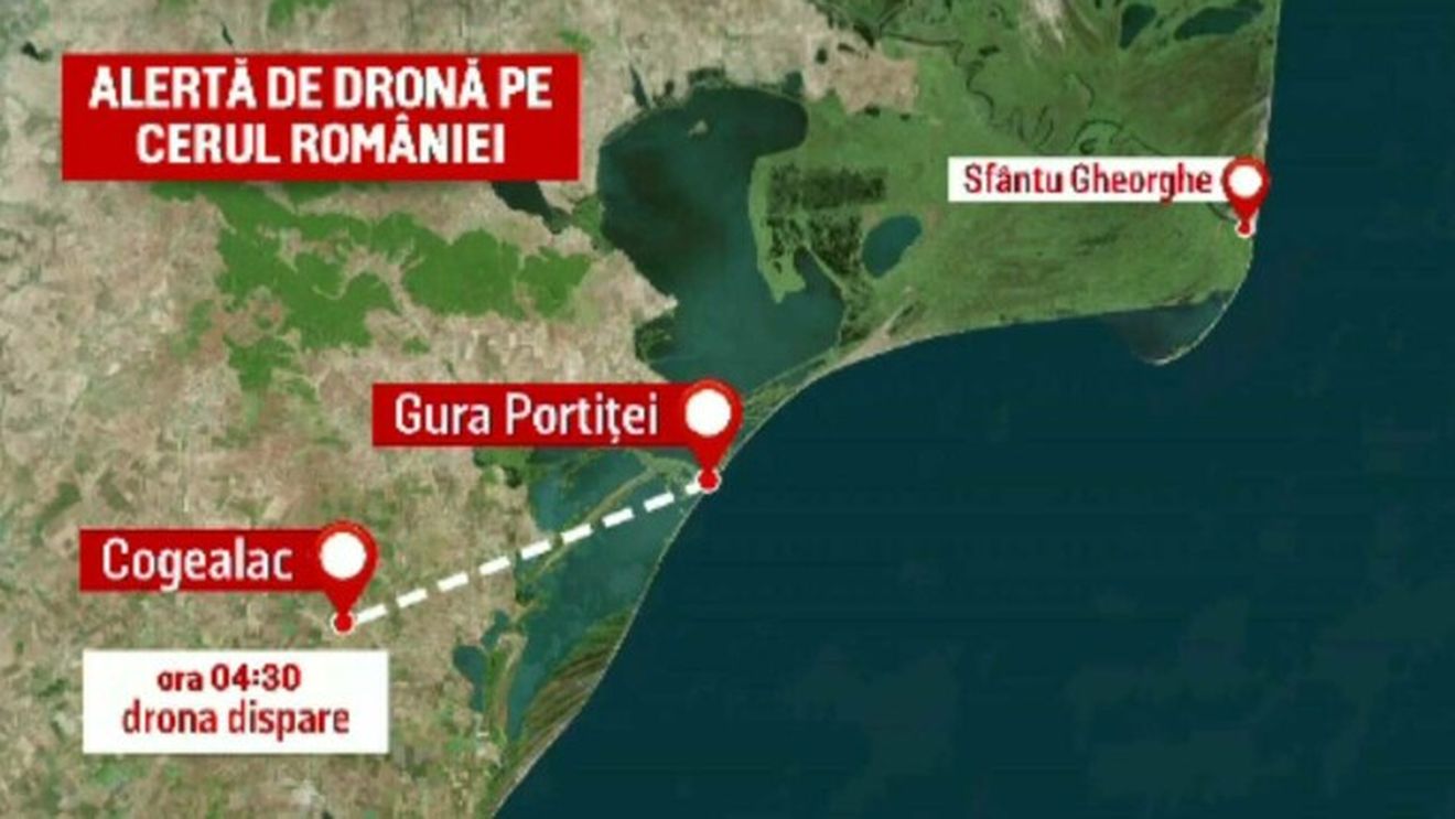 Un nou mesaj RO-ALERT în Tulcea, pe fondul războiului din Ucraina / Oamenii au raportat zgomote puternice la 112