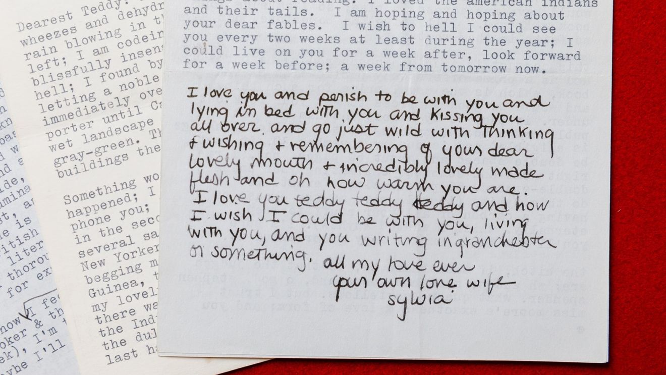 Scrisori de dragoste pe care poeta Sylvia Plath i le-a scris soțului ei Ted Hughes au fost scoase la licitație de Sotheby's