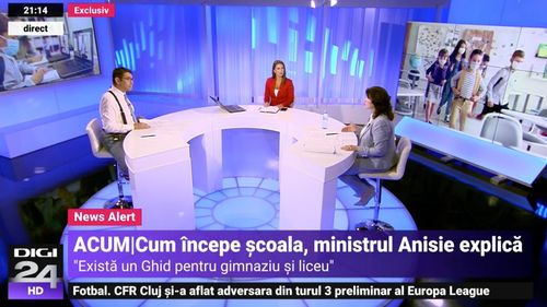 De ce are o oră două pauze și ce fac profesorii fără catalog? Anisie: Pauzele sunt pentru aerisire, catalogul poate fi completat fie la finalul cursurilor, fie electronic