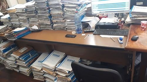 Condițiile precare de lucru de la Judecătoria din Craiova. Revista Forumul Judecătorilor a publicat zeci de imagini, sub titlul: Justiție română în vreme de pandemie