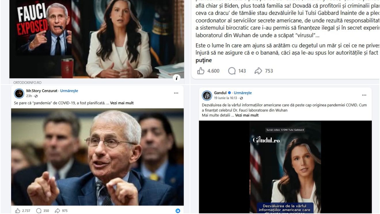 ”Grenada” lui Tulsi Gabbard pe rețele, în ultima zi la șefia serviciilor americane: ”Imunologul Anthony Fauci a finanțat cercetarea de la Wuhan care a declanșat pandemia COVID-19”