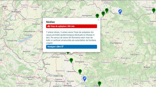 Cozi uriașe la intrarea în țară, dar și la ieșirea prin vama Nădlac / Ungaria ar fi redus personalul de la frontieră. Prefectul de Arad: Din informațiile mele, partea maghiară lucrează cu doar trei persoane