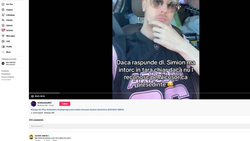 George Simion îl face din nou ”autist” pe Nicușor Dan, într-un comentariu pe TikTok / Candidatul extremist la prezidențiale l-a mai numit astfel pe Dan în campania electorală, apoi și-a cerut scuze ironic, la presiunea publică