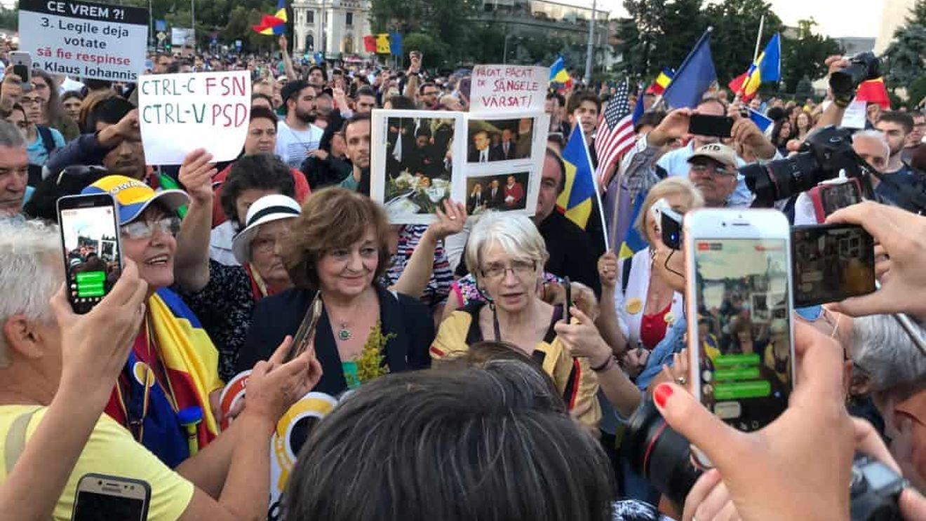 Ana Blandiana: Mă simt profund umilită pentru sutele de ore petrecute în Piața Victoriei