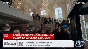 Sute de clienți Nordis stau la coadă pentru a obține informații despre procedura de despăgubire 