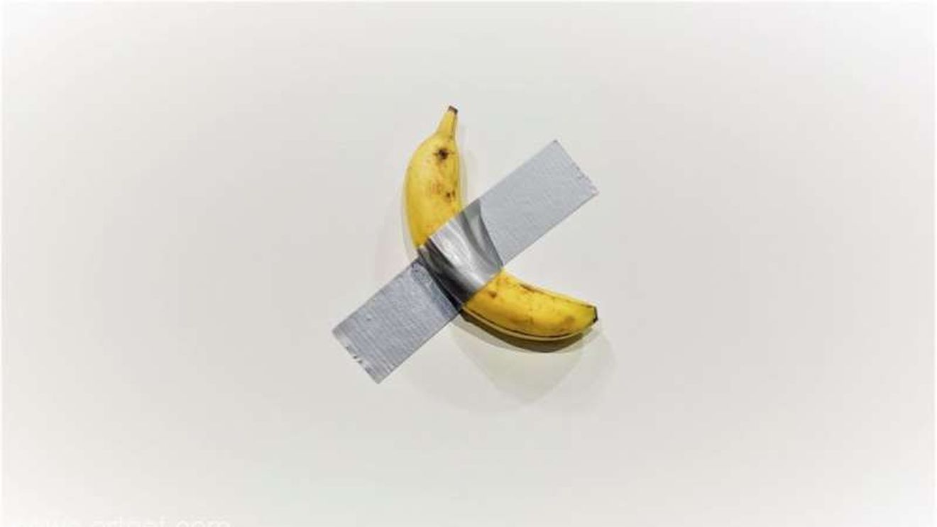 Un investitor în criptomonede plătește 6 milioane de dolari pentru o banană - și intenționează să mănânce opera de artă