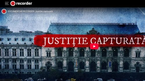 Documentar devastator despre starea Justiției din România, în ziua în care CCR decide dacă magistrații își merită pensiile speciale (Recorder.ro)