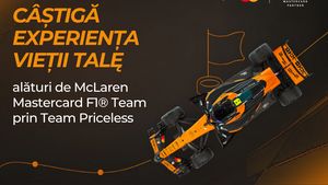 Banca Transilvania a lansat un quiz pentru fanii McLaren Mastercard. Doi câștigători vor merge la Formula 1 în Austria