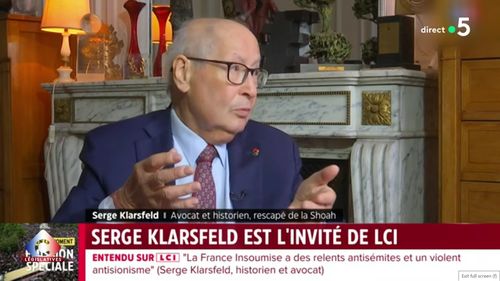 Vânătorul de naziști Serge Klarsfeld provoacă diviziune în opinia publică franceză după sprijinul acordat partidului Reunirea Națională (RN, dreapta populistă/extremă)