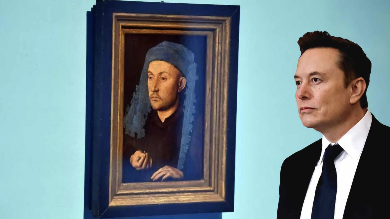 Muzeul Brukenthal, mesaje ironice către Mihail Neamțu / Elon Musk apare în mai multe imagini de promovare / Deputatul AUR a spus că dacă Musk ar face un selfie cu Grigorescu, valoarea pictorului ar trece de 10 milioane de euro