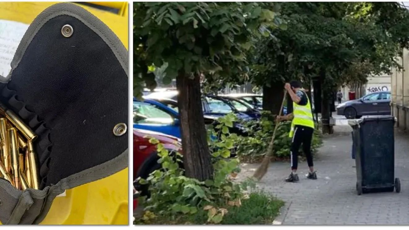 Zeci de gloanțe au fost găsite într-un tomberon din centrul Timișoarei / Polițiștii susțin că proiectilele sunt noi / S-a deschis un dosar penal