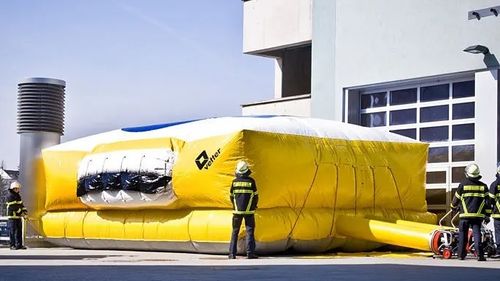 Efectele incendiului de la Constanța: Pernele pneumatice de salvare ar putea intra în dotarea Inspectoratelor pentru Situații de Urgență