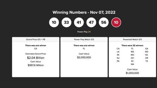 Un jucător la loteria din Statele Unite a câștigat două miliarde de dolari / Marele premiu a început de la 20 de milioane de dolari și nu mai fusese câștigat de trei luni