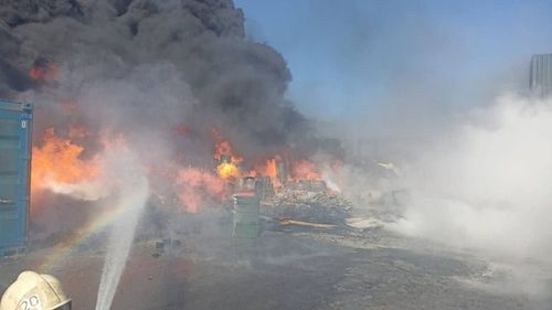 VIDEO Presa rusă anunţă un incendiu de proporții la un terminal petrolier din portul Novorossiisk de la Marea Neagră