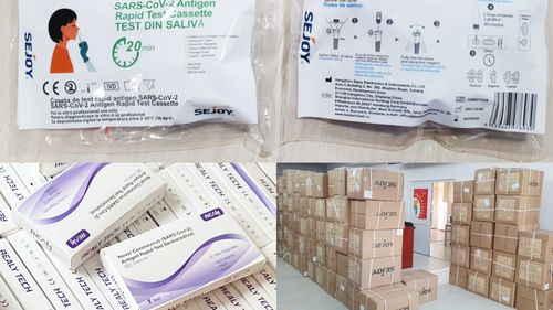 FOTO Prima testare din școli, de săptămâna viitoare, se va putea realiza marți sau miercuri, anunță secretarul de stat Sorin Ion: Noile teste de salivă pentru elevi și profesori sunt ambalate individual sau câte două