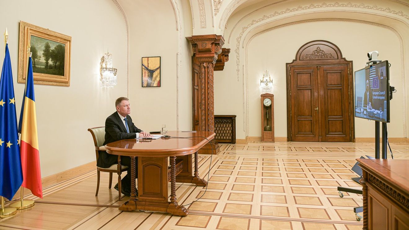 Președintele Iohannis va face consultările cu partidele prin teleconferință