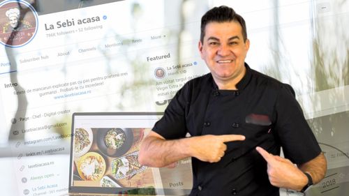 VIDEO | Sebastian Stoica s-a pregătit să fie bucătar, dar gătește tot la el acasă/ „La Sebi acasă” sau cum a crescut un blog culinar de la câțiva prieteni la peste un milion de urmăritori