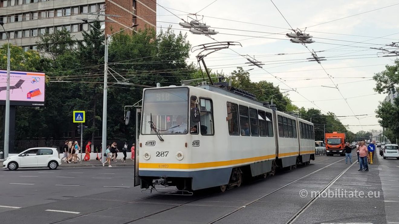 București: S-au terminat lucrările pentru modernizarea liniei de tramvai de pe bulevardul Doina Cornea (Vasile Milea)/ Un an cu șantier pentru un kilometru de linie