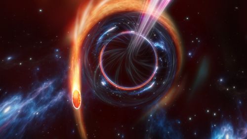 O gaură neagră devoratoare de stele a declanşat cea mai mare degajare de energie observată vreodată în spaţiu