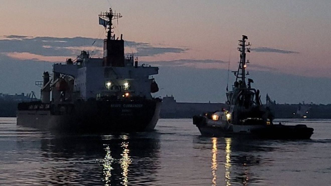 Prima navă care transportă ajutor alimentar umanitar în Africa a părăsit portul ucrainean Pivdennii