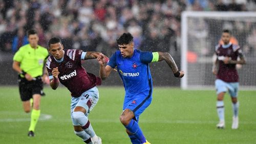 FCSB a fost învinsă de West Ham cu 3-1, în primul meci din grupele Conference League/ Echipa lui Dică a condus până în minutul `69