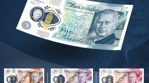 Primele bancnote cu chipul Regelui Charles, dezvăluite de Banca Angliei / Când vor intra în circulație
