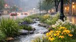 FOTO | „Orașele-burete”, soluția care ar putea proteja Bucureștiul de furtuni și inundații: „Canalizarea nu mai este dimensionată pentru extremele climatice” / Dan Rădulescu: Trebuie să înlocuim treptat infrastructura gri cu cea verde