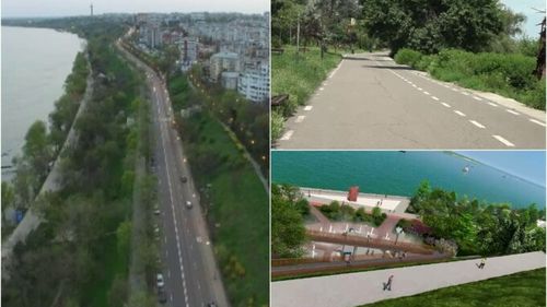 Cea mai lungă faleză de la Dunăre va fi modernizată cu 165 de milioane de lei. Când vor fi gata lucrările