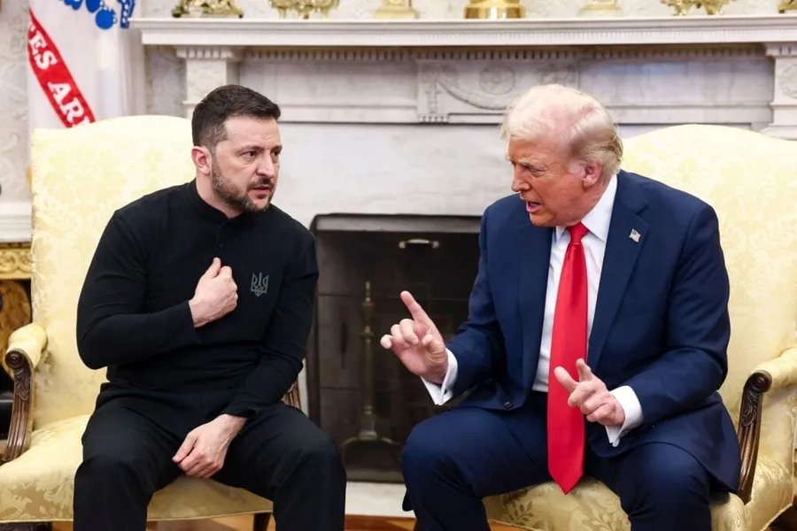 donald Trump si volodimir Zelenski la casa alba
