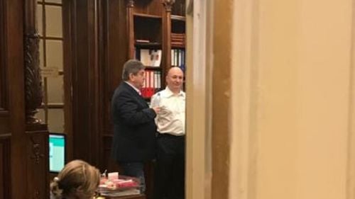 Apariție - surpriză la sediul PSD: Gabriel Oprea, fostul ministru de Interne