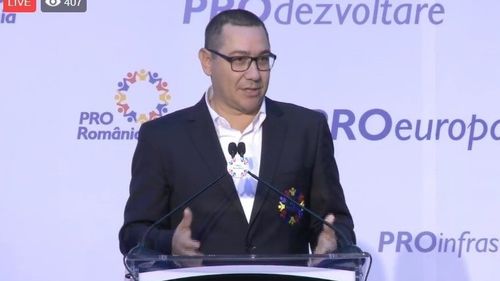 Ponta: PRO România va vota moţiunea de cenzură dacă premierul nu vine până miercuri cu un guvern restructurat