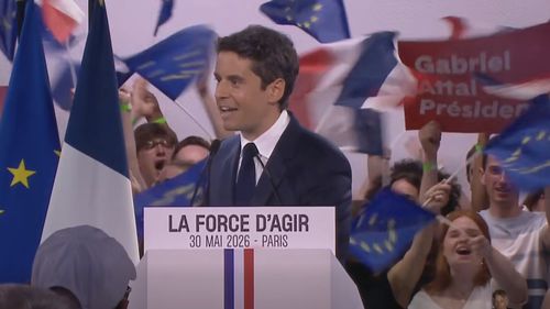 Gabriel Attal, oficial în campanie electorală pentru președinția Franței / El încearcă să se distanțeze de Macron pentru a-și prezenta candidatura ca pe una a schimbării și a reformelor