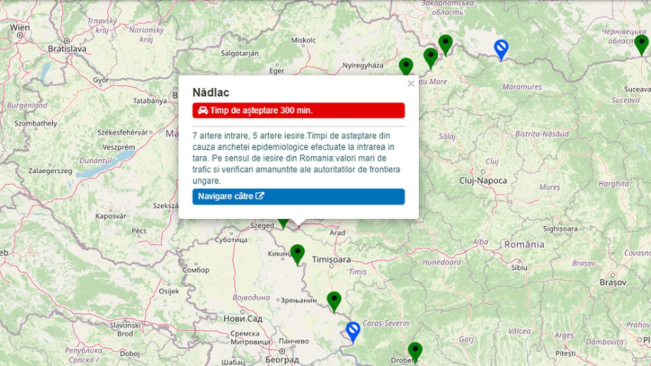 Cozi uriașe la intrarea în țară, dar și la ieșirea prin vama Nădlac / Ungaria ar fi redus personalul de la frontieră. Prefectul de Arad: Din informațiile mele, partea maghiară lucrează cu doar trei persoane