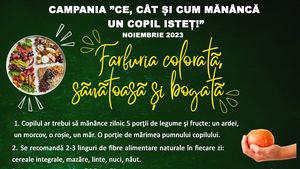 „Ce, cât și cum mănâncă un copil isteţ!” - campanie pentru școlari, părinți și profesori / În România, obezitatea este al patrulea factor de risc pentru anii de viață pierduți prin dizabilitate / Broșuri online pentru copii și adulți