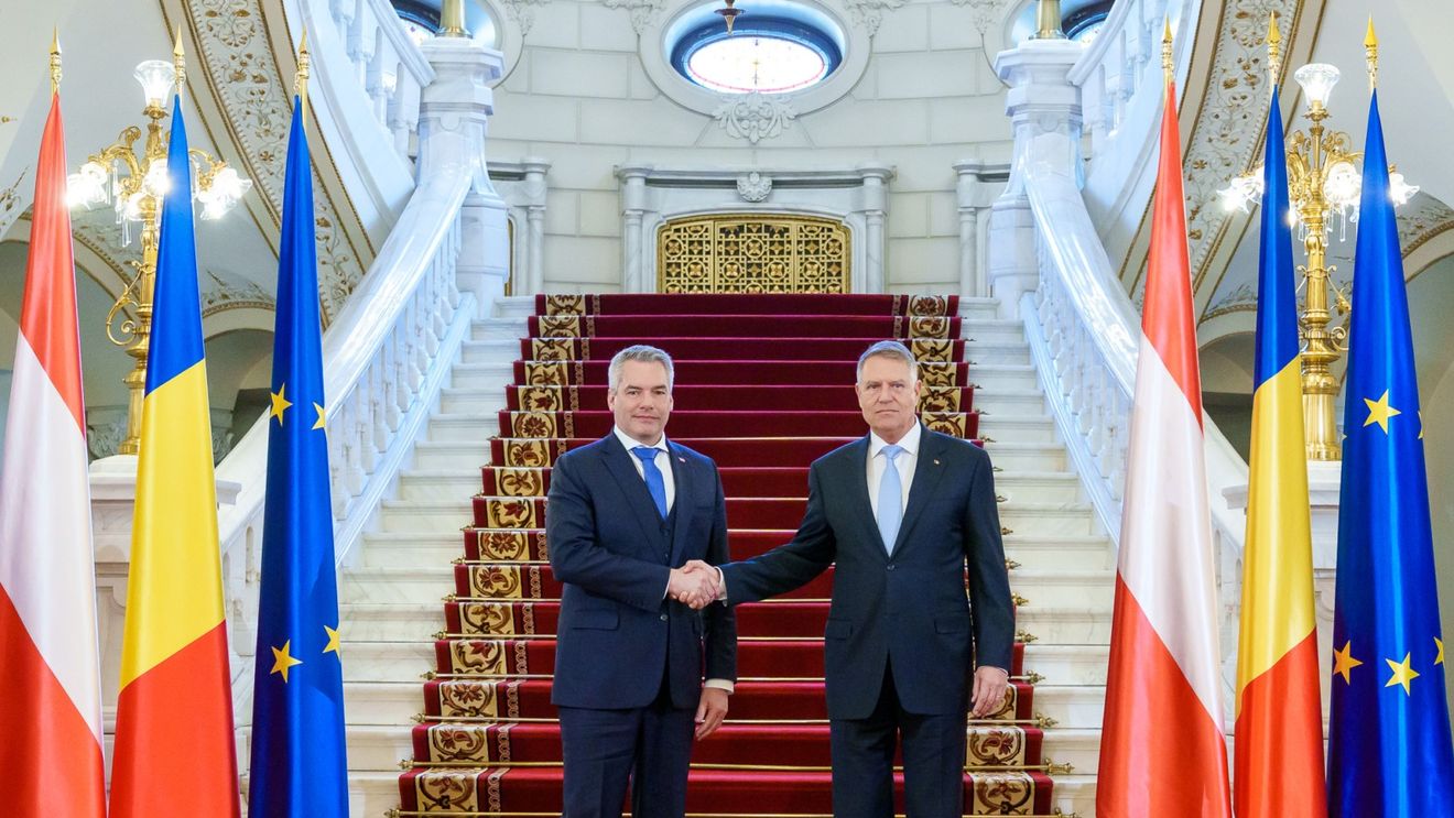 Cancelarul austriac, după întâlnirea cu președintele Iohannis: Poziția Austriei rămâne clară și neschimbată / În prezent, sistemul Schengen nu funcționează, prin urmare nu poate fi extins