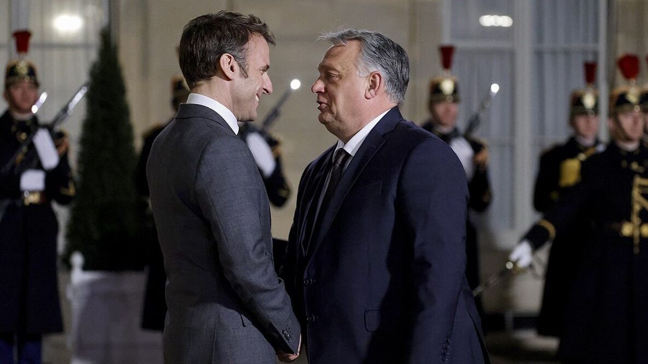 Viktor Orban a vorbit cu Emmanuel Macron, la Palatul Elysée, despre războiul din Ucraina