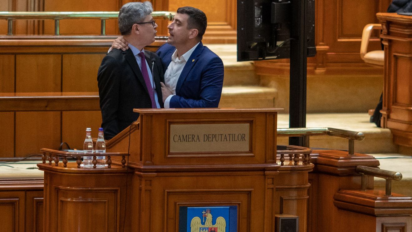 Ministrul Virgil Popescu, după ce a fost bruscat de George Simion: ”Voi depune plângere penală”
