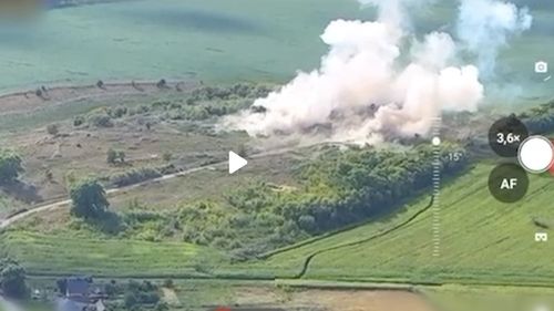 Forțele aeriene ucrainene afirmă că au lansat bombe americane GBU-39 asupra pozițiilor rusești din regiunea Kursk