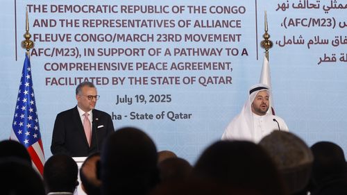 Republica Democrată Congo şi gruparea rebelă M23 semnează o declaraţie de principii în Qatar pentru încetarea luptelor