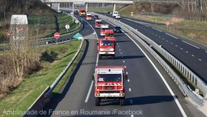 Doua convoaie franceze cu ajutor umanitar pentru refugiații din Ucraina ajung în hubul de la Suceava
