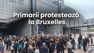 Protest la Bruxelles: Orașe și regiuni UE, împotriva propunerilor Comisiei/ Interviu Emil Boc