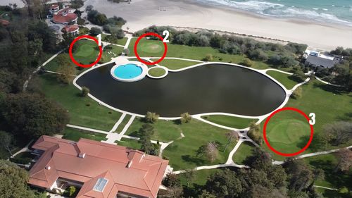 EXCLUSIV VIDEO Golf pe banii statului pentru un singur om. Președintele Iohannis și-a amenajat un miniteren cu trei găuri la vila de protocol de la Neptun