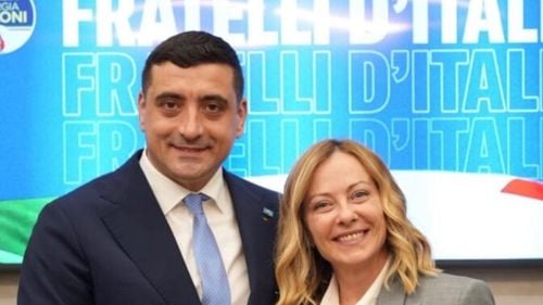VIDEO George Simion alături de Giorgia Meloni, premierul Italiei