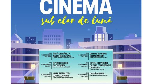 Cinema sub clar de lună: Proiecții gratuite de filme, în aer liber, organizate sub egida TIFF, în București, Timișoara și Iași, în septembrie