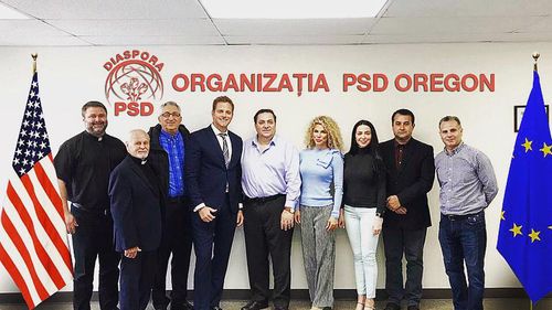 Ilan Laufer, acuzat că a trucat o fotografie cu românii din SUA pe care ar fi adăugat sigla PSD Oregon