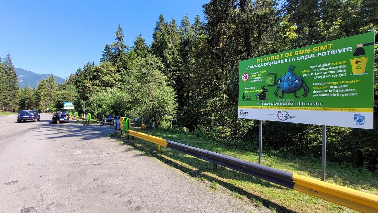 Drumarii, după ce au făcut curățenie pe Valea Prahovei: Oare ce vor lăsa în urmă turiștii peste weekend?