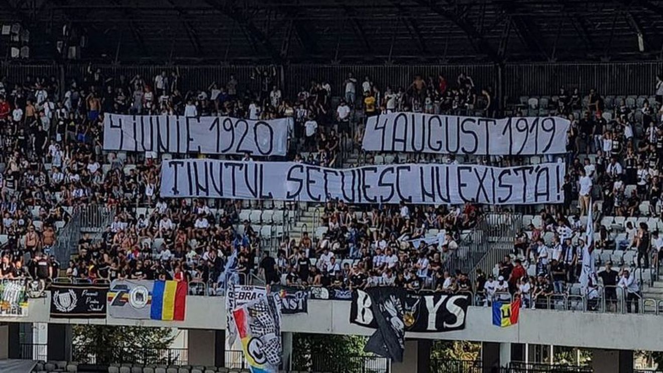 Pedeapsă dură pentru echipa de fotbal Universitatea Cluj după scandările xenofobe ale suporterilor: stadion suspendat o lună