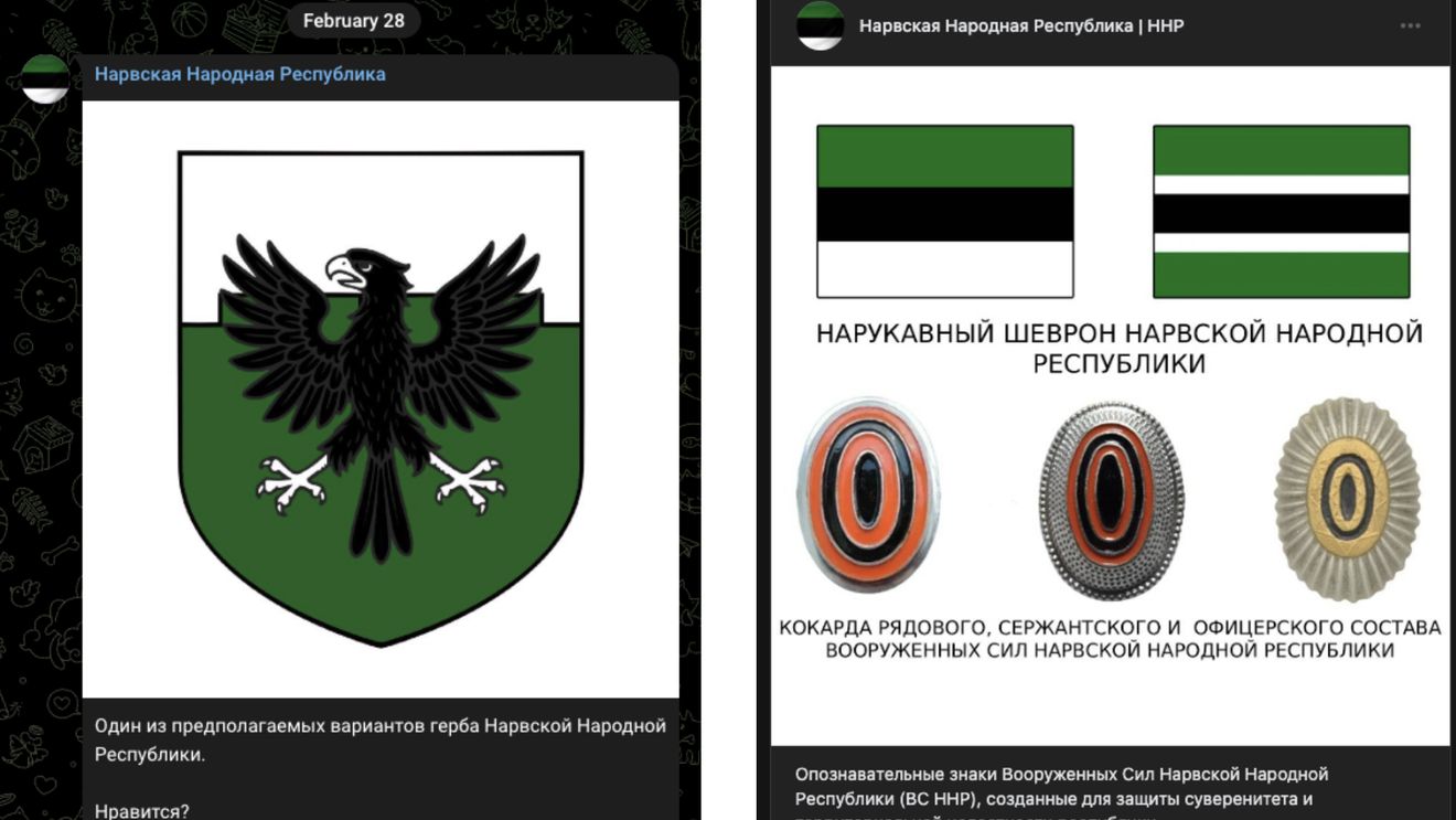 Rusia a declanșat în Estonia o operațiune similară cu pregătirea invaziei din Ucraina: a inventat ”Republica Populară Narva” și o promovează pe rețelele sociale