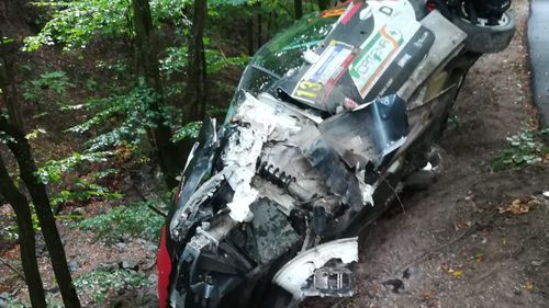 Cluj: Membrii unui echipaj care participa la „Transilvania Rally”, răniți după ce autoturismul a ieșit în decor